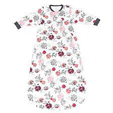 Nest Design Organic Cotton Long Sleeve Sleep Bag 1.0 TOG - Pomegranate 6M+
