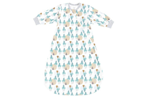 Nest Designs Organic Cotton Long Sleeve Sleep Bag - Where's The Bear 1.0Tog 6M+
