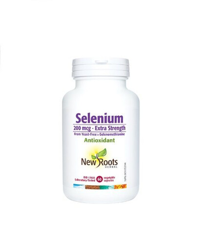 New Roots Selenium Extra Strength 200mcg 60 VegCaps @