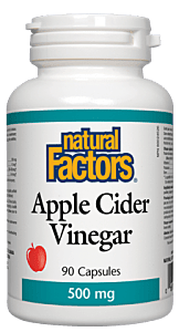 Natural Factors Apple Cider Vinegar 500mg 90c