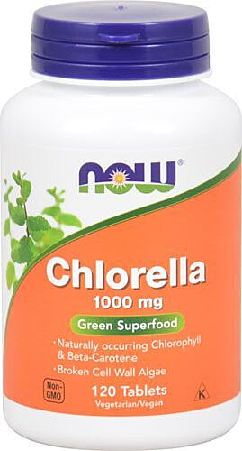 Now Cholorella 1000mg 120 Tablets
