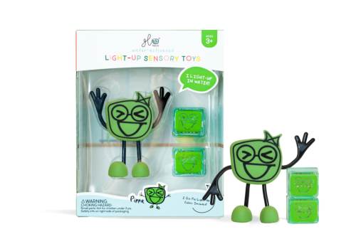 Glo Pals Light-Up Sensory Bath Toys Character - Pippa 3+