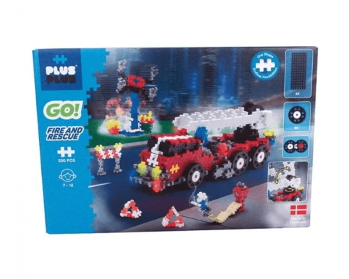 PLUSPLUS GO! Fire and Rescue 500 Pcs