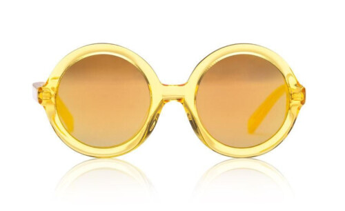Sons + Daughters Sunglasses Lenny Yellow Jelly Mirror