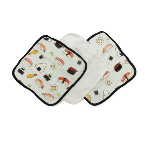 Loulou Lollipop Washcloth Set Sushi