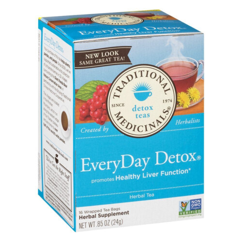 Traditional Medicinas Organic Everyday Detox Lemon 20bgs
