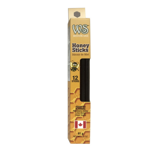 Western Sage Honey Sticks 12Sticks 61g