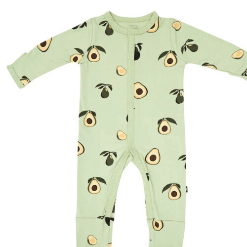 Kyte Baby Romper in Avocado - 6-12 Months