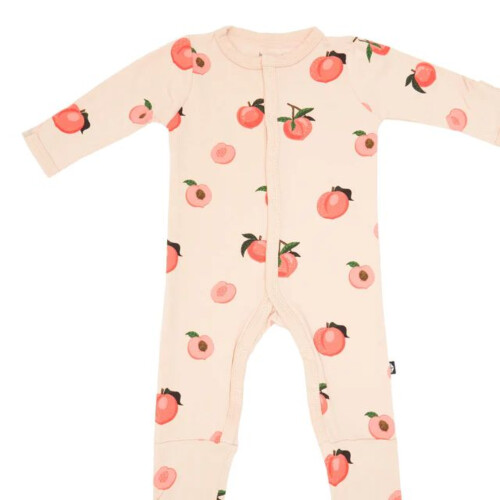 Kyte Baby Romper in Peach - 3-6 Months
