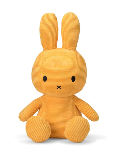 Miffy Sitting Corduroy Yellow - 70cm - 27.5"