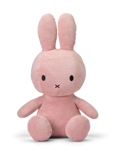 Miffy Sitting Corduroy Pink - 70cm - 27.5"
