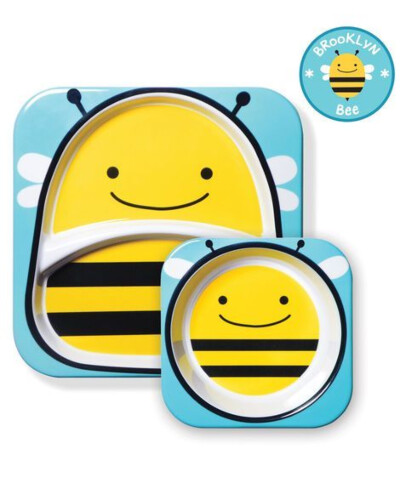 Skip Hop Zoo Melamine Set-Bee