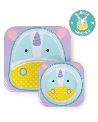Skip Hop Zoo Melamine Set-Unicorn