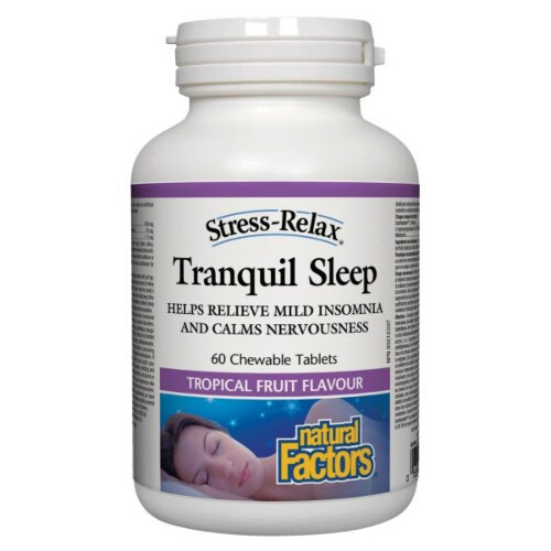 Natural Factors Stress Relax Tranquil Sleep 60 Tablets