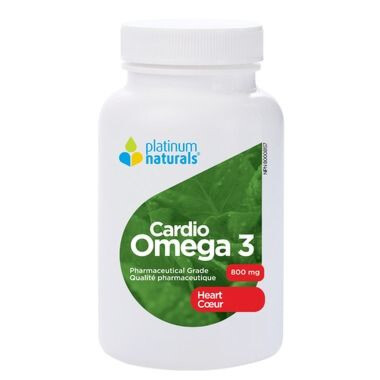 Platinum Naturals Cardio Omega 3 800mg Heart 60 Softgels*****discontinued