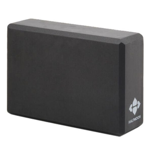 Halfmoon 4in Foam Yoga Block (Charcoal)