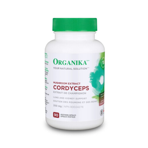 Organika Mushroom Extract - Cordyceps 90 capsules @