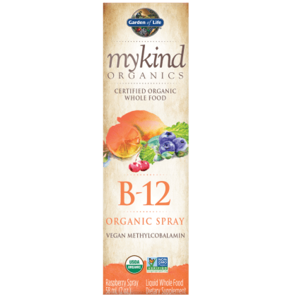 Garden Of Life MyKind Organic Vitamin B12 Organic Raspberry Spray 58ml