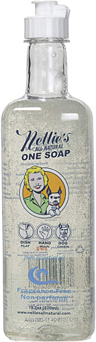 Nellie's All in One Soap Fragrance Free 570ml 19.2oz