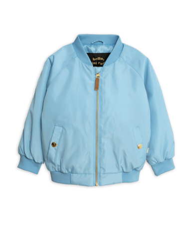 Mini Rodini Banana Baseball Jacket - Light Blue