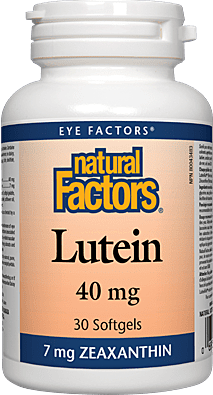 Natural Factors Lutein 40mg 30 softgels