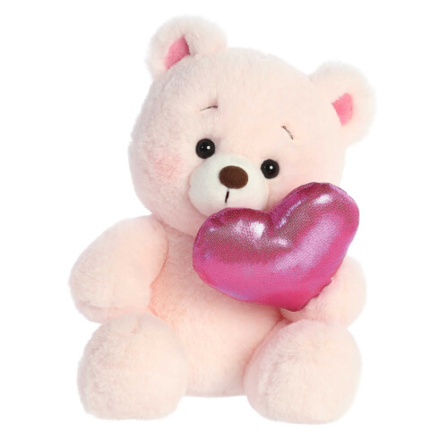 Aurora Valentine Bashful Bear - Pink 8In