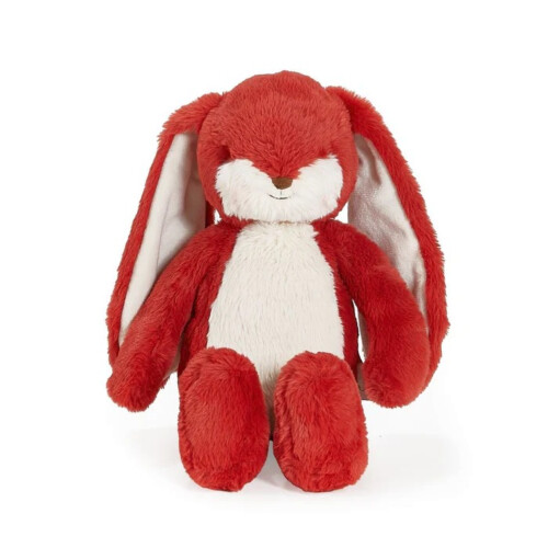 Bunnies By The Bay Little Nibble Floppy Bunny - Cranberry