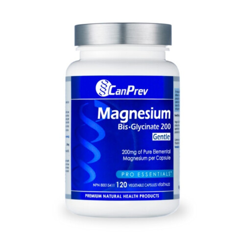 CanPrev Magnesium Bis-Glycinate 200mg 120 VCapsules