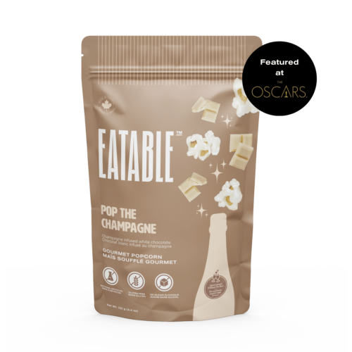 EATABLE Pop the Champagne - Wine Infused White Chocolate Kettle Corn 125g