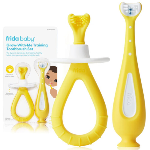 Fridababy Grow-With-Me Training Toothbrush Set 6m+