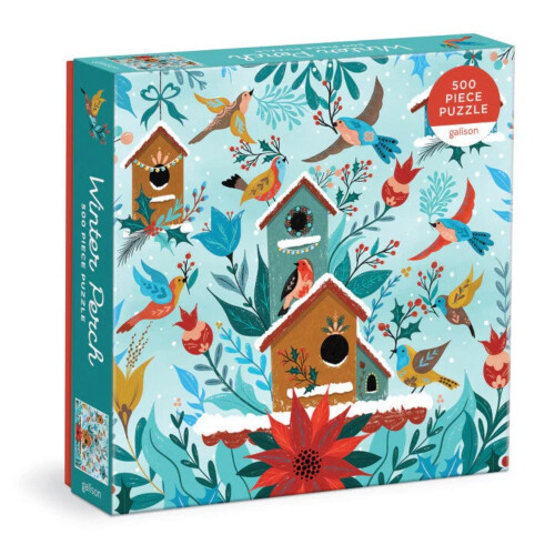 Galison Winter Perch 500 Piece Puzzle