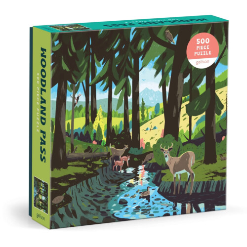 Galison Woodland Pass 500 Piece Puzzle
