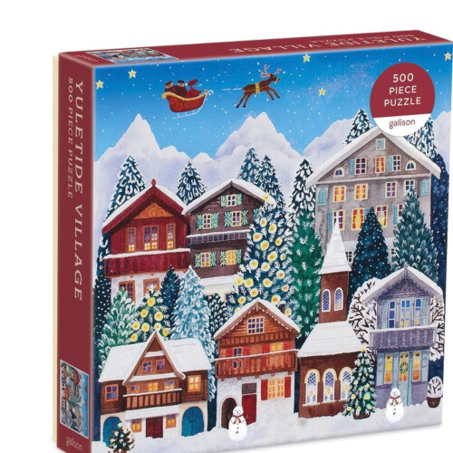 Galison Yuletide Village Puzzle 500 Pieces