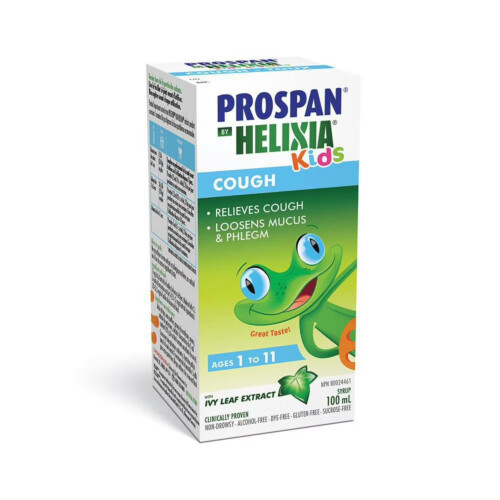 Helixia Cough Prospan Syrup for Kids For Kids Ages 1-11 100 ml @