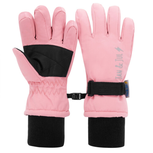 Jan & Jul Kids Waterproof Gloves - Dusty Pink M