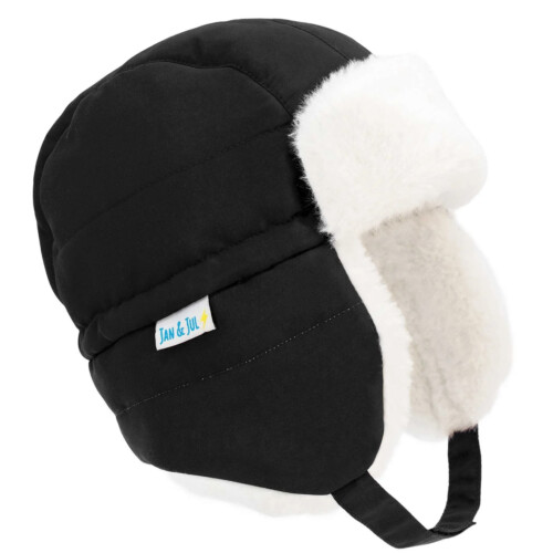 Jan & Jul Toasty-Dry Trapper Hat - Black - M