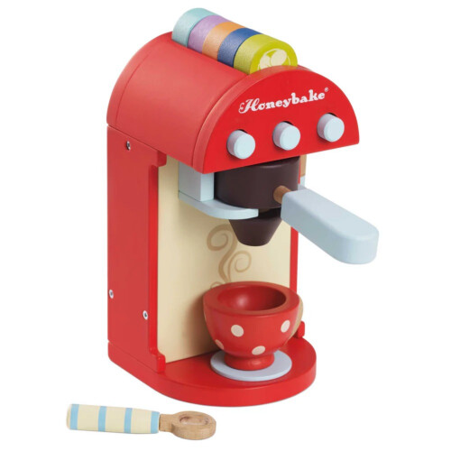 Le Toy Van Wooden Toy Coffee Machine & Pod