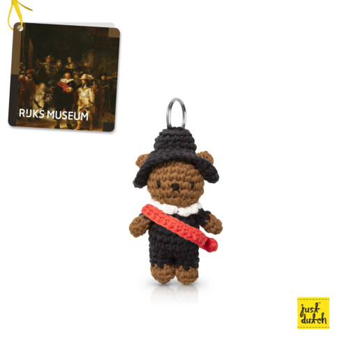 Miffy Just Dutch Boris Keychain - Rijks Museum Nightwatch Boris