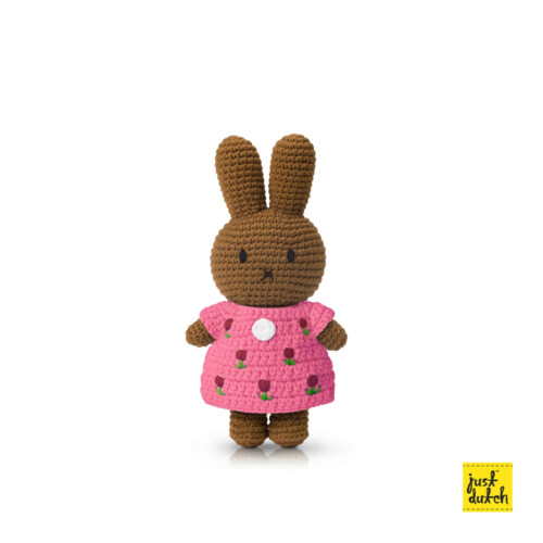 Miffy Just Dutch Melanie Little Flower Dress - Pink