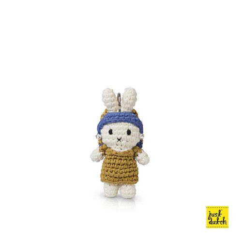 Miffy Just Dutch Miffy Keychain - Girl with a Pearl Earring