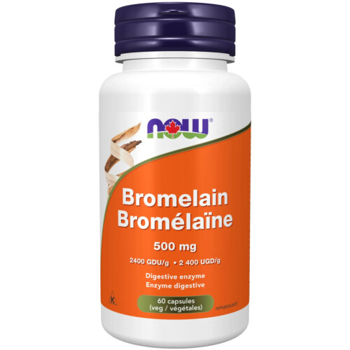 NOW Foods Bromelain 500 mg 60 Veg Capsules