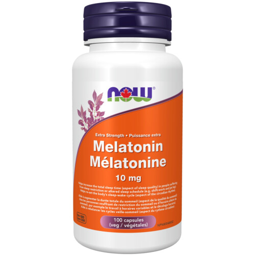 NOW Foods Melatonin 10mg Extra Strength 100Capsules
