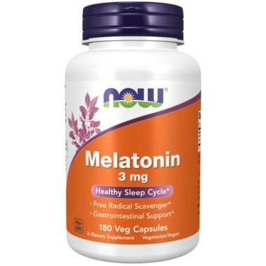 NOW Foods Melatonin 3mg 180Capsules @