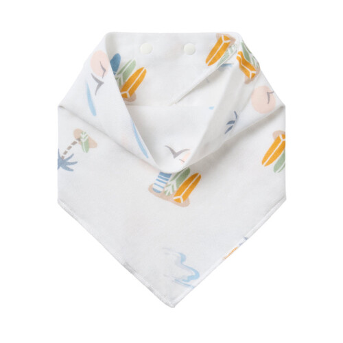 Nest Designs Baby Bandana Bib (Bamboo) - Pastel Waves