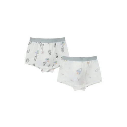 Nest Designs Boys Boxer Briefs Underwear (2 Pack) - To Inifinity! - 4T-5T