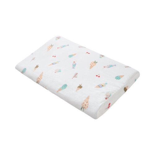 Nest Designs Foam Pillow With Pillowcase (Bamboo Jersey) - Ice Cream Summer S