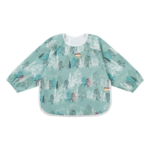 Nest Designs Long Sleeve Bib Cover - 1, 2, Tree 3T-6T