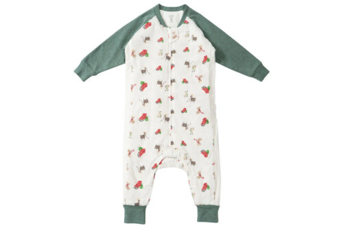 Nest Designs Long Sleeve Footed Sleep Bag 1.0 TOG - Sleigh All Day - 18M-24M