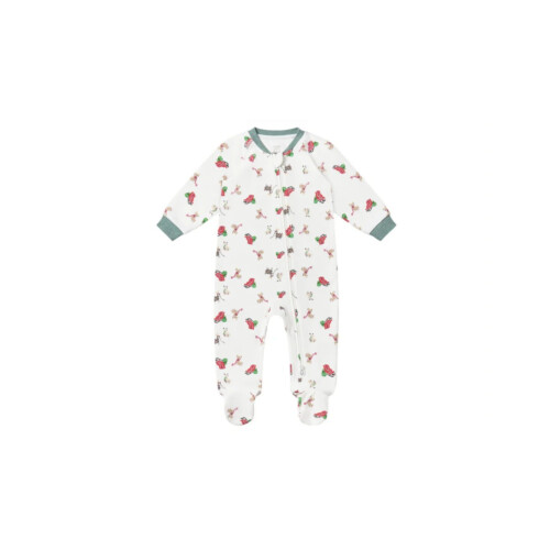 Nest Designs One-Piece Zip Footless Sleeper - Sleigh All Day - 12M-18M