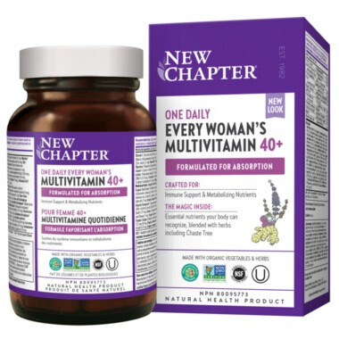New Chapter Every Woman's One Daily Multivitamin 40+ 96 Tablets
